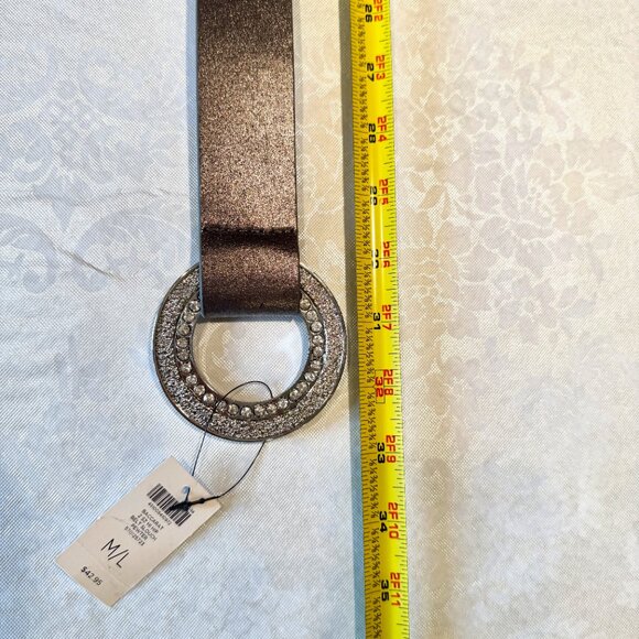 Chicos Baccarat Womans Belt - Expandable ML - Slouch Pewter - 570125723- NWT - Picture 10 of 15